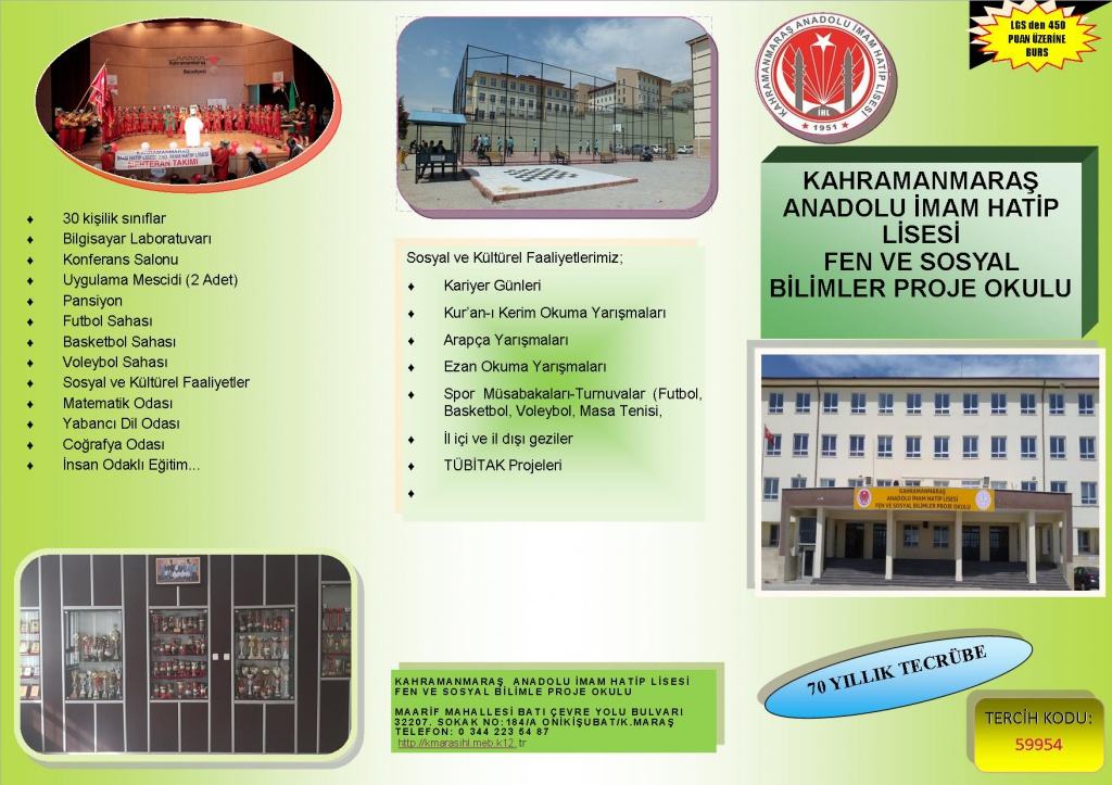 Okul Tanıtım Broşürü Dış